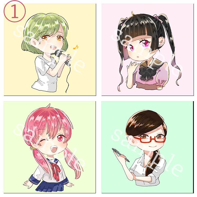 何度でも修正可能！可愛いアイコン、イラスト描きます TwitterやInstagramなどSNSに使えます☺︎ イメージ2