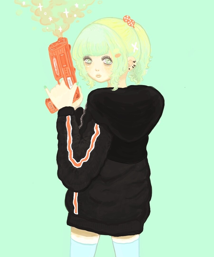 厚塗りでお洒落な雰囲気の似顔絵描きます おしゃれで可愛い似顔絵、イラスト。アイコンやサムネにどうぞ。 イメージ6
