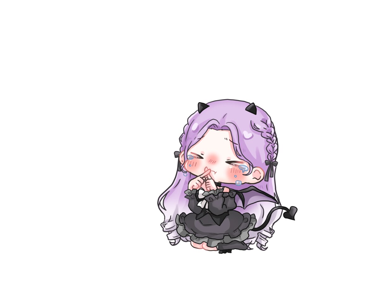 あなただけのキラキラお目目のミニキャラ描きます あなたや好きをかわいいキャラに描きます！ イメージ4