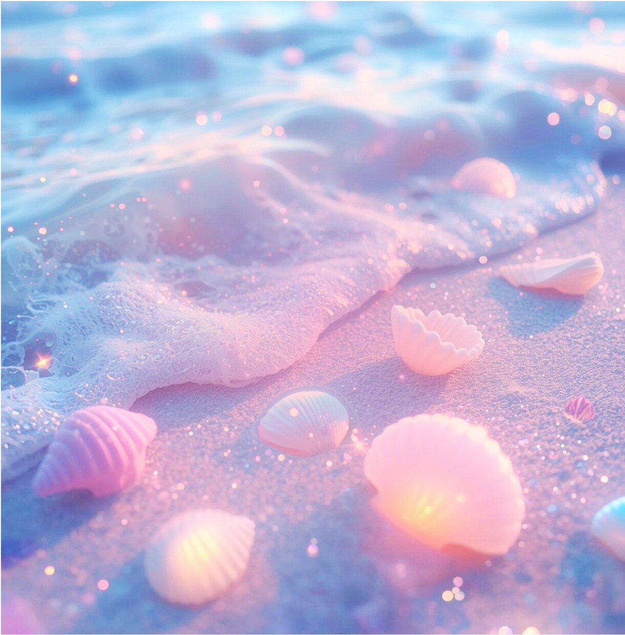 あなたをやさしく満たす光の海の画像お届けします あなたはそのままで愛と光に満たされる イメージ1