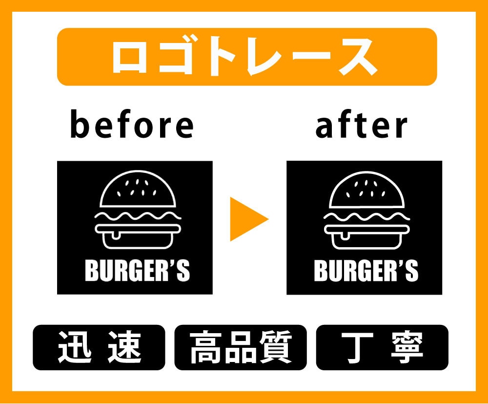 ロゴ・写真・イラストをAiデータ化します 丁寧・迅速にillustratorでデータ化します！ イメージ3