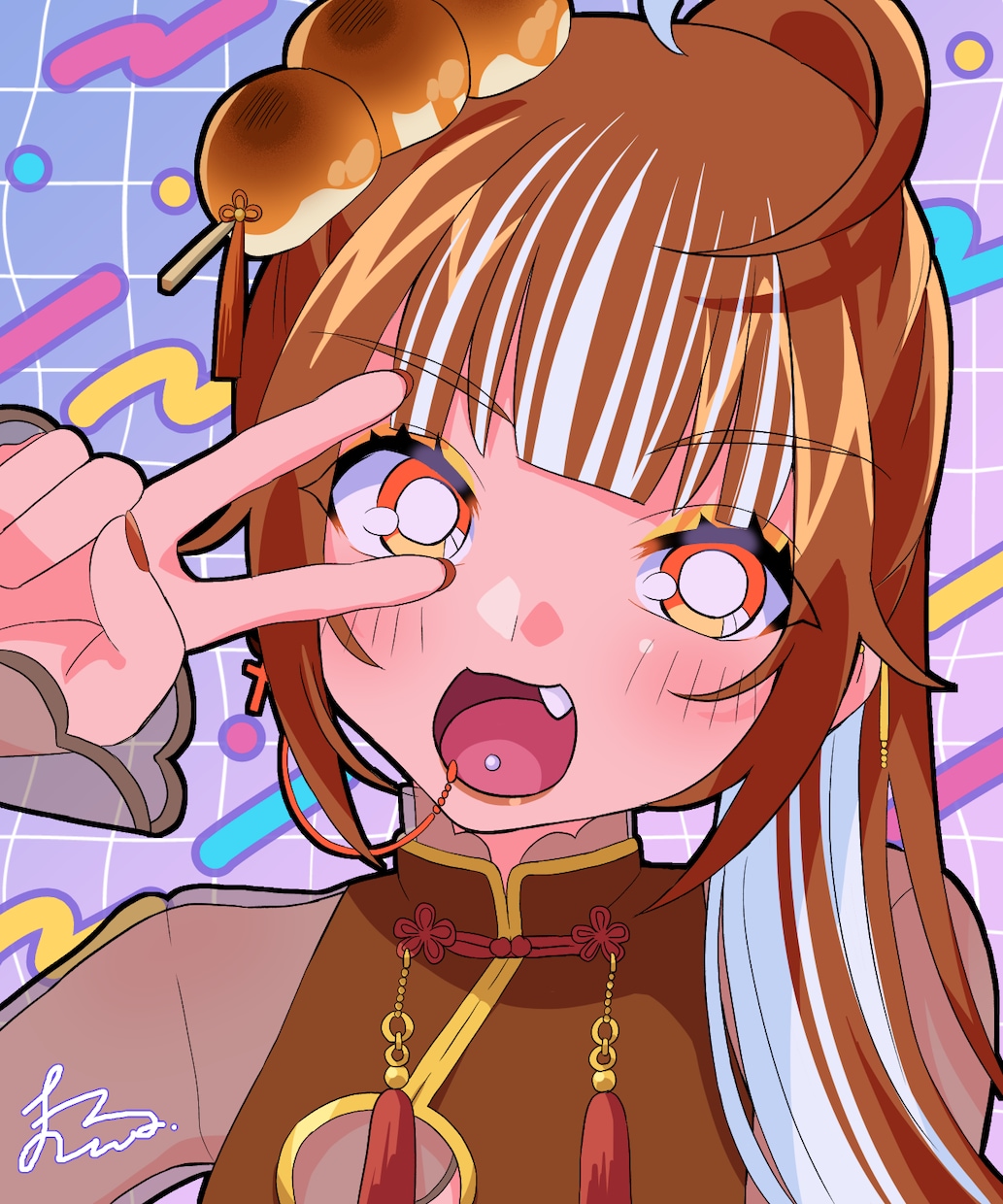 平成レトロな可愛いイラスト描きます アニメ塗りで懐かしさのある絵柄！ イメージ9