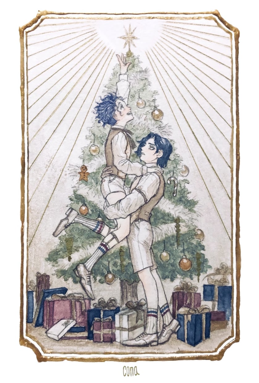 耽美･退廃的でアンティークな水彩イラスト描きます 商用･著作権料含◎ラフ修正無制限◎ポストカード原画お渡しOK イメージ8