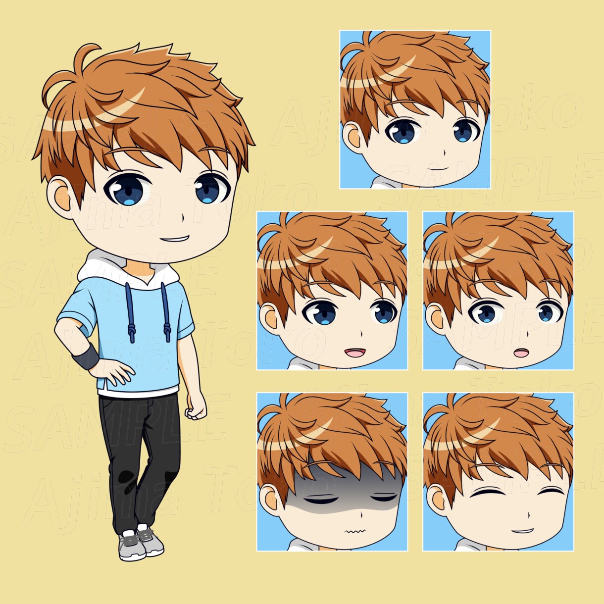デフォルメキャラ作成いたします SDキャラクター（ちびキャラ）の静止画イラスト イメージ3