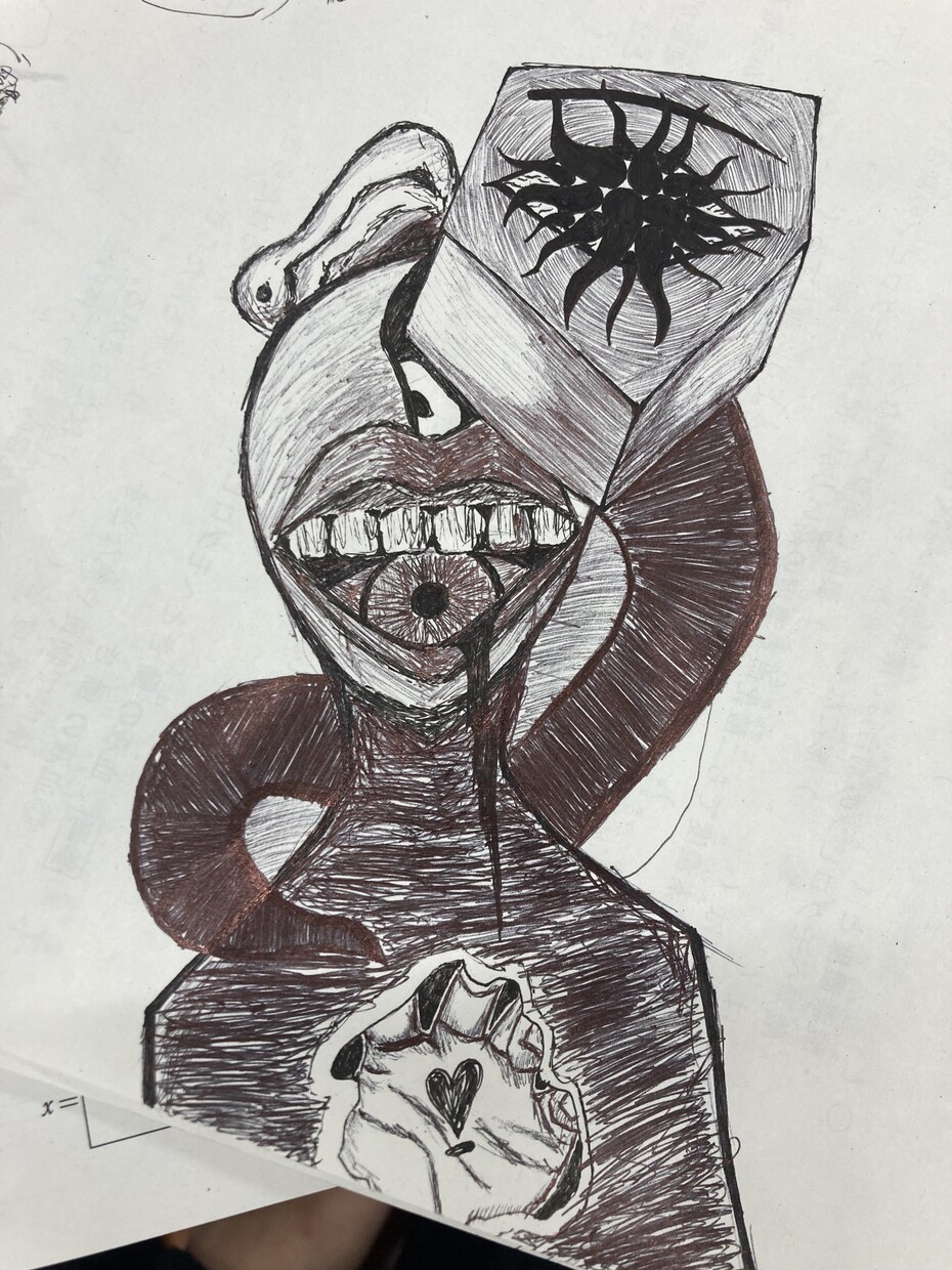独特なイラストを描きます 不思議、不気味、恐怖、その感覚を欲している貴方へ。 イメージ1