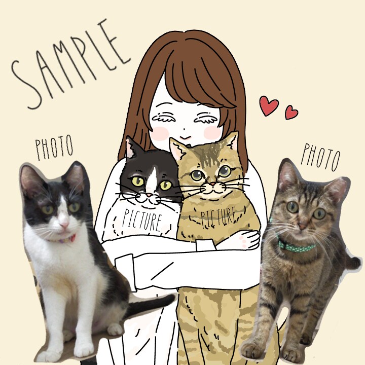 ペット単体にも対応！アイコン描きます ちょっと個性的で目を引くペットとのイラストはいかがですか？ イメージ5