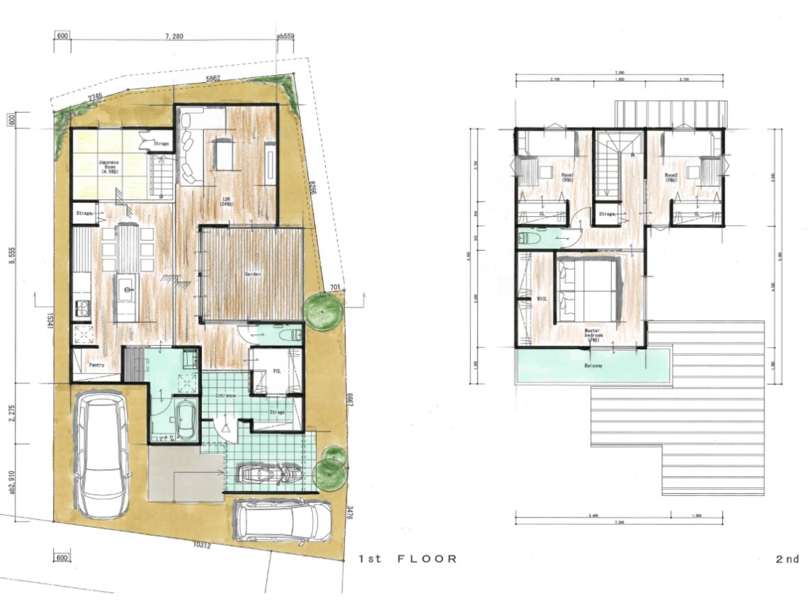 住宅プランと間取りを作成します お土地に戸建て住宅のプランを作成します。 イメージ4