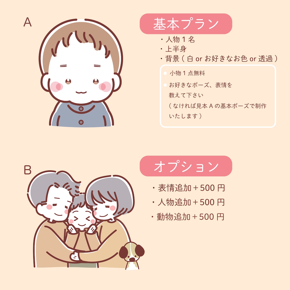 ほのぼの可愛いアイコンお描きします SNS、ブログ、イラストカット、商用利用OK!! イメージ2