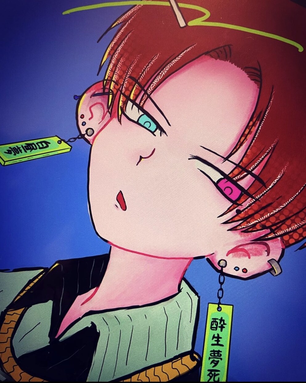 SNS用アイコンうけたまわります ネオンカラーやレトロポップな雰囲気がお好きな方おすすめです！ イメージ5