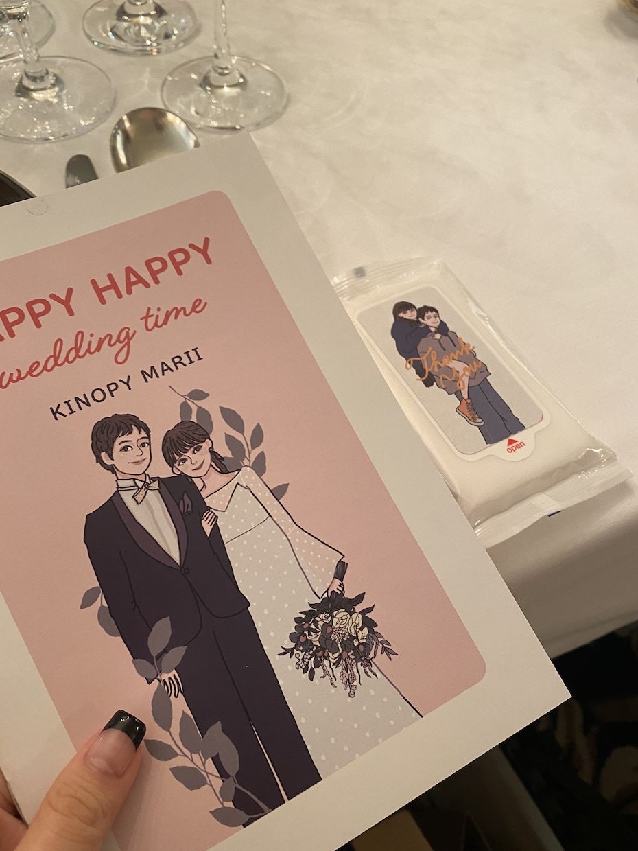 結婚式｜ウェルカムボード・ペーパーアイテム描きます ｜可愛らしい似顔絵で一生に一度の結婚式を彩りませんか？❇︎ イメージ5