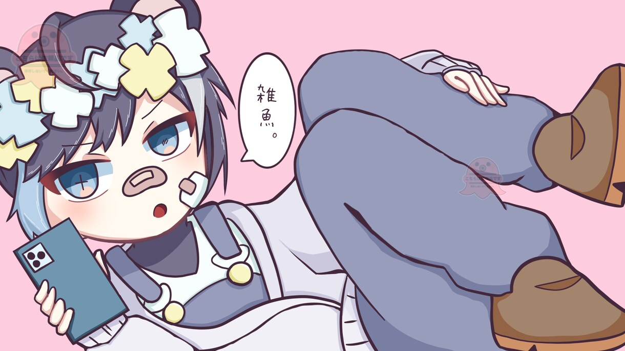 歌ってみた・雑談などのサムネイル制作します ！かわいい、キラキラした絵描けます！！ イメージ2
