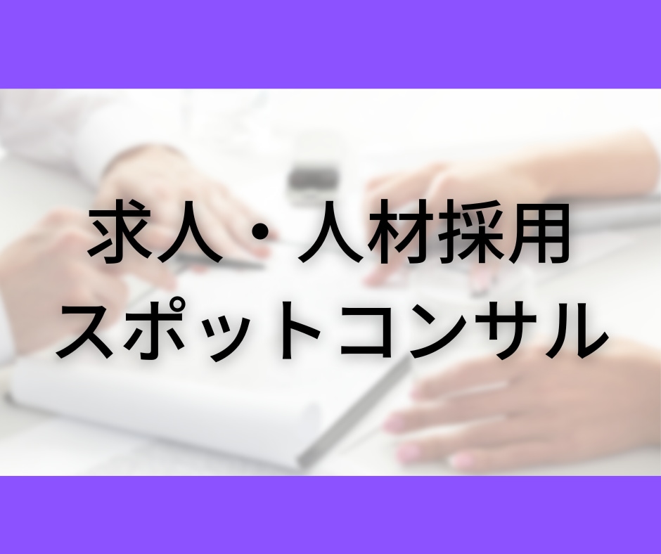 人材採用・求人広告運用の相談に乗ります 採用マーケティングのプロが課題と打ち手を提案 イメージ1
