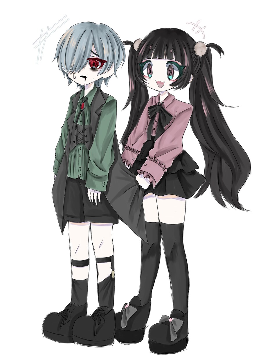 病みかわなイラストを描きます 病みかわでアイコンにピッタリ！！！ イメージ3