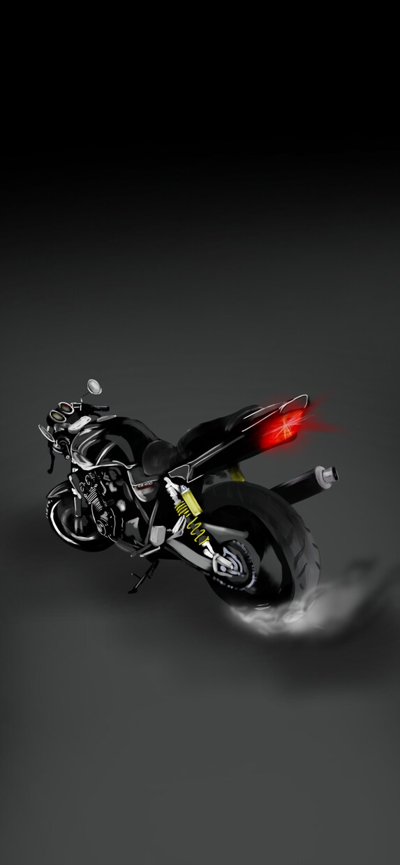 愛車のイラスト描かせていただきます 車・バイク描きますテールの光・煙追加もできます イメージ1