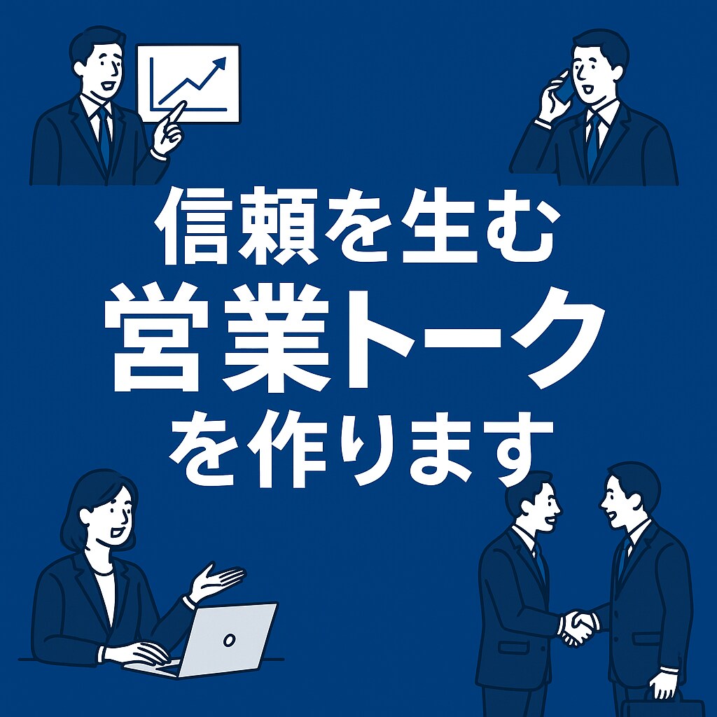 伝わる営業トーク台本を作成します あなたの商品に合った営業トークを一から作ります イメージ1