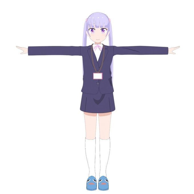アニメ調なキャラクターをモデリングします blenderをつかって3dモデリングします イメージ6