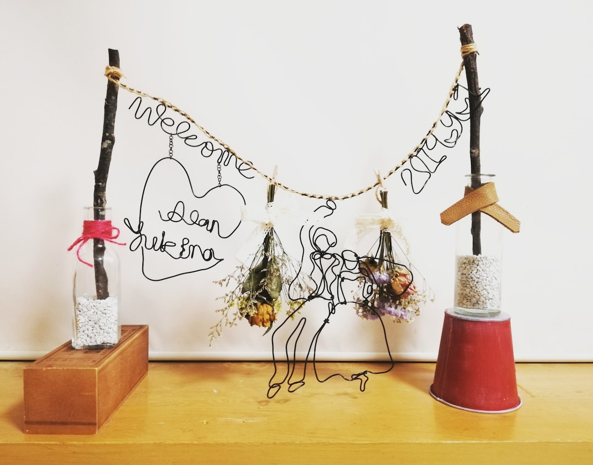 これまでとこれからを繋ぐウェディングリース作ります 選ぶ花、デザイン、込められた想いどれもがあなただけのもの イメージ3