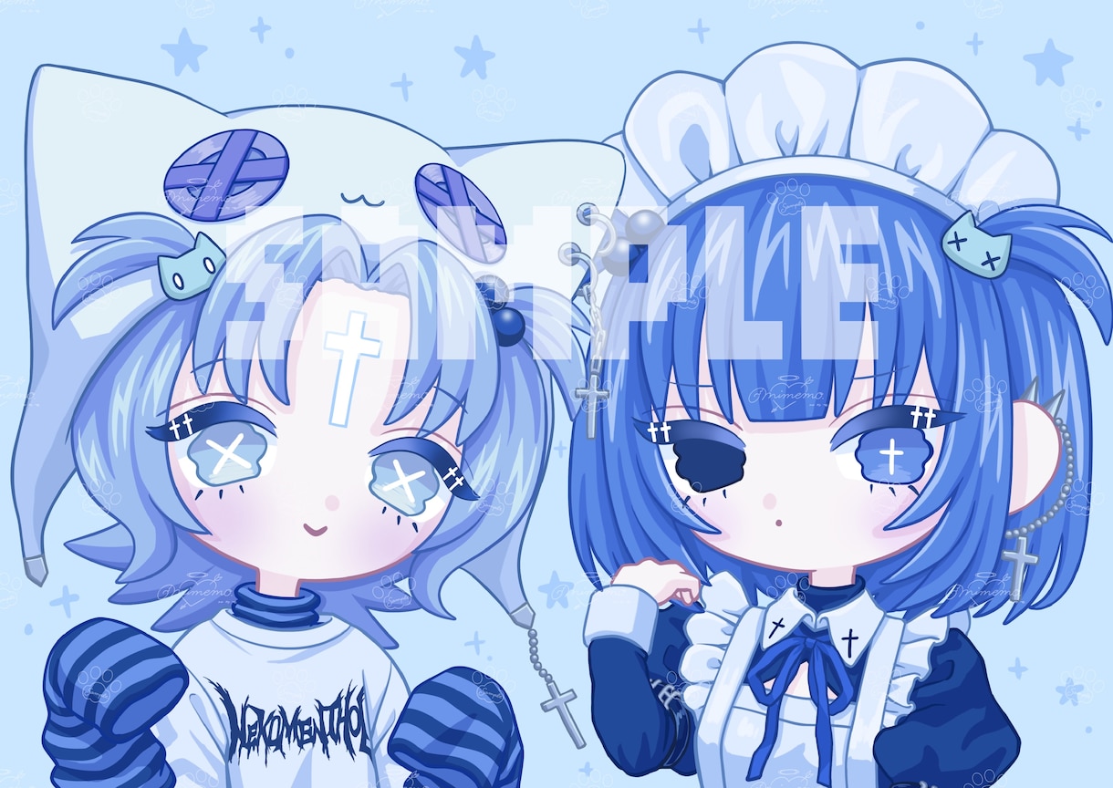 ちんまりかわいいちびキャラ制作します ゆるくて使いやすい♡グッズやスタンプなどに♩*゜ イメージ3