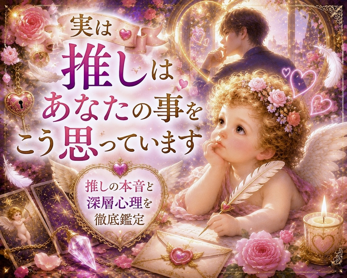 推しが貴方に感じている想い♥️深層心理を紐解きます ✨あの時の目線、言葉の意味、推し被りのあの子のことも占います イメージ1