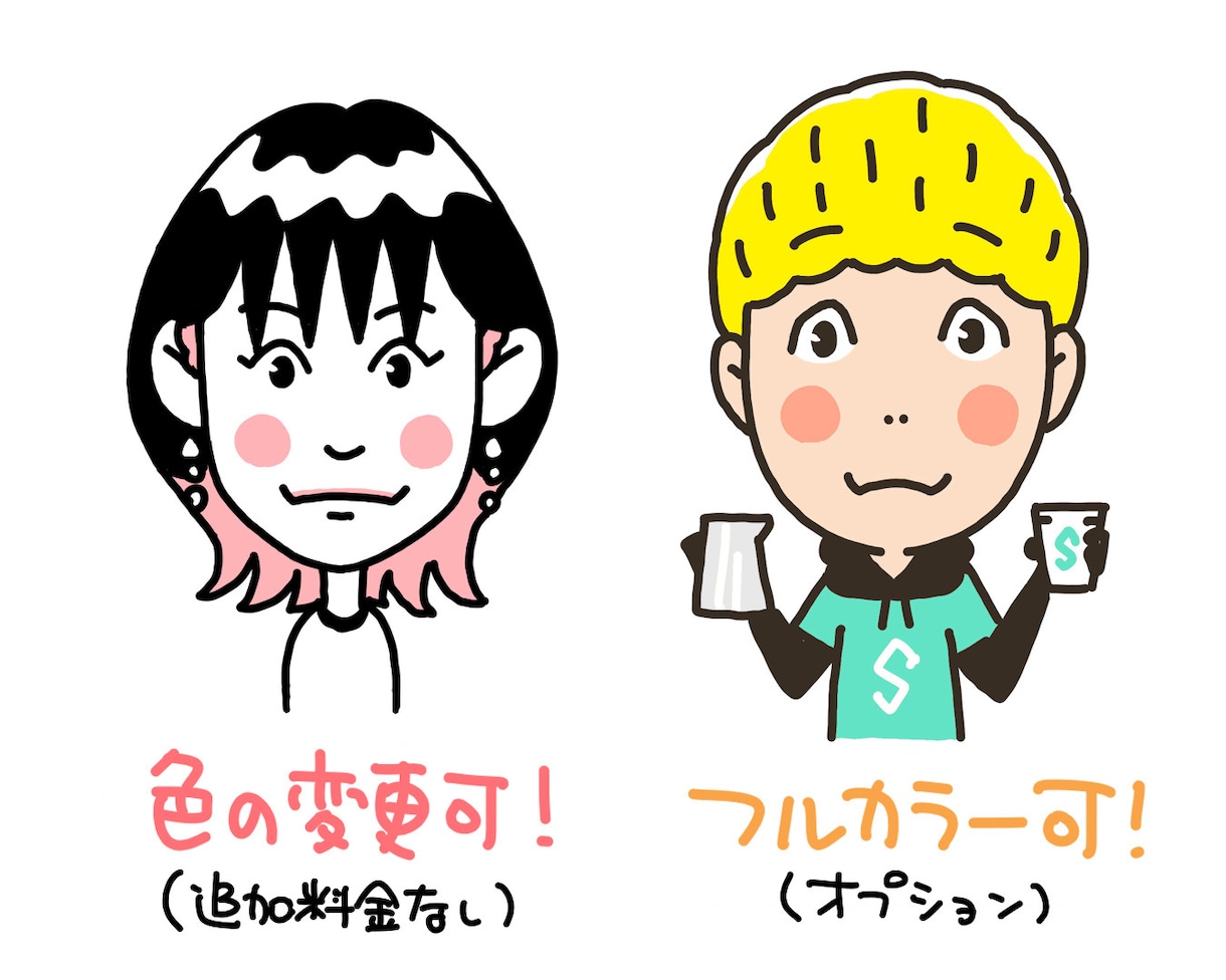 キャラクターみたいなかわいい似顔絵描きます SNSのアイコンに大人気！単純なのに似ている可愛い似顔絵！ イメージ7