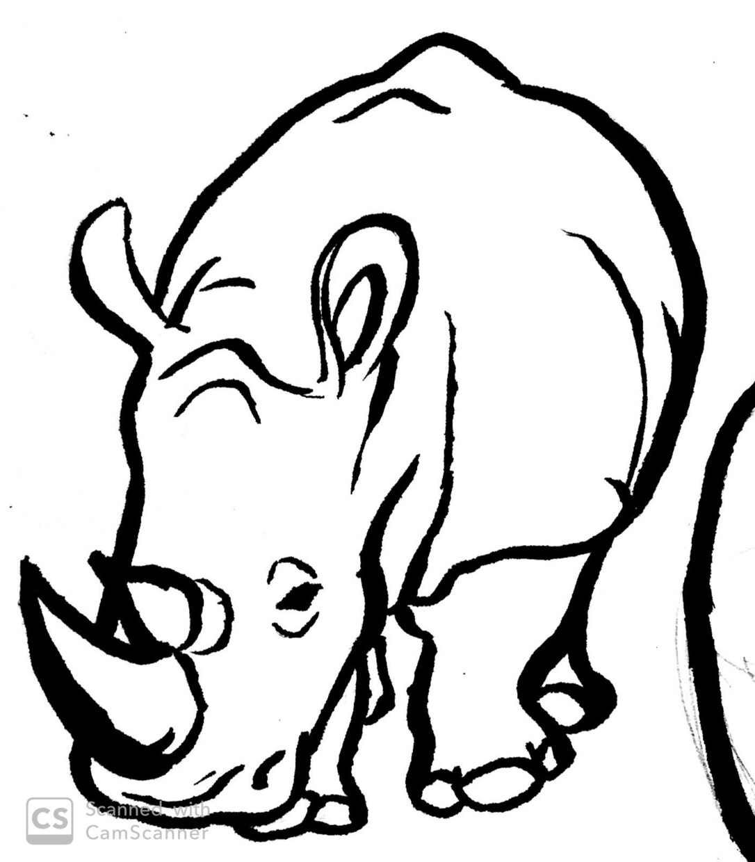 動物の絵、描きます ぬりえや教材にも！使い勝手の良い動物の白抜きモノクロ絵！ イメージ1