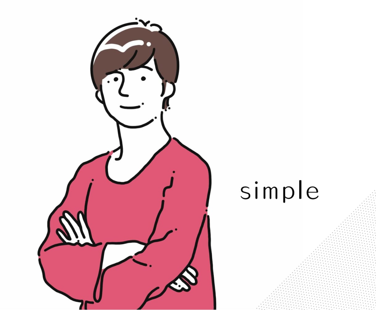 シンプルな似顔絵イラスト作成します シンプルなアイコンに変えたい方、似顔絵が必要な方必見！ イメージ3