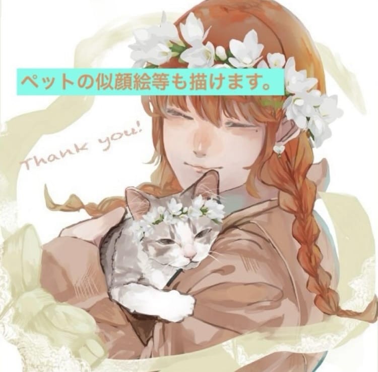 人 ペットの似顔絵 二次創作 イラスト 制作します 人やペットの似顔絵 オリジナルキャラクターや二次創作描きます イメージ4