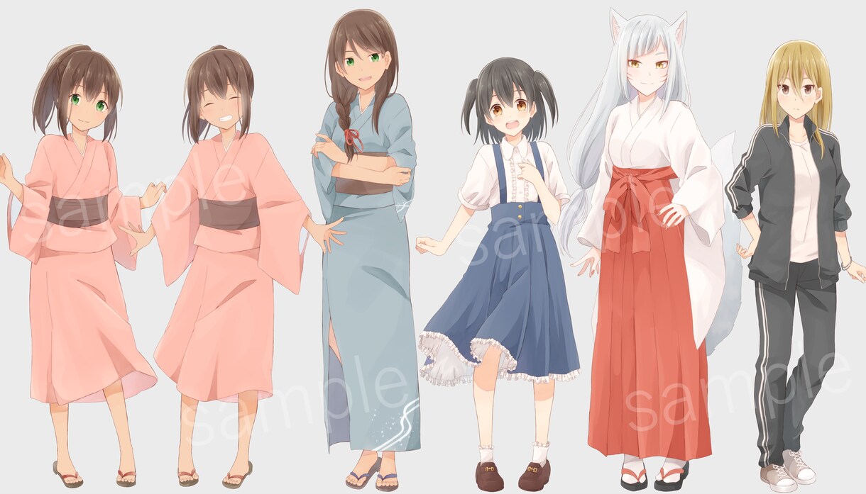 イラスト製作いたします 立ち絵、1枚絵、アイコン、などなどお描きします。 イメージ6