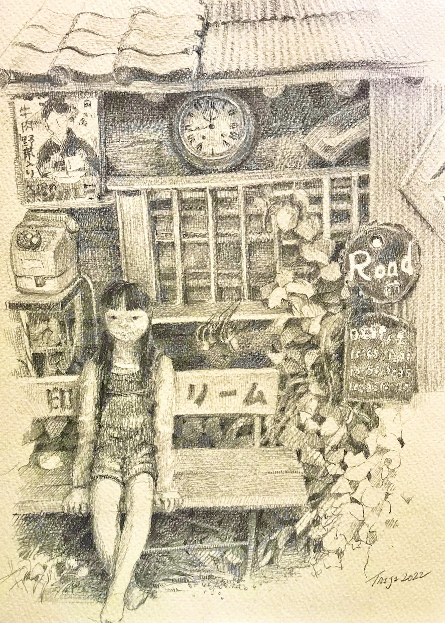雰囲気のある直筆の絵を制作します 希望される方は絵を発送いたします。(送料別) イメージ3