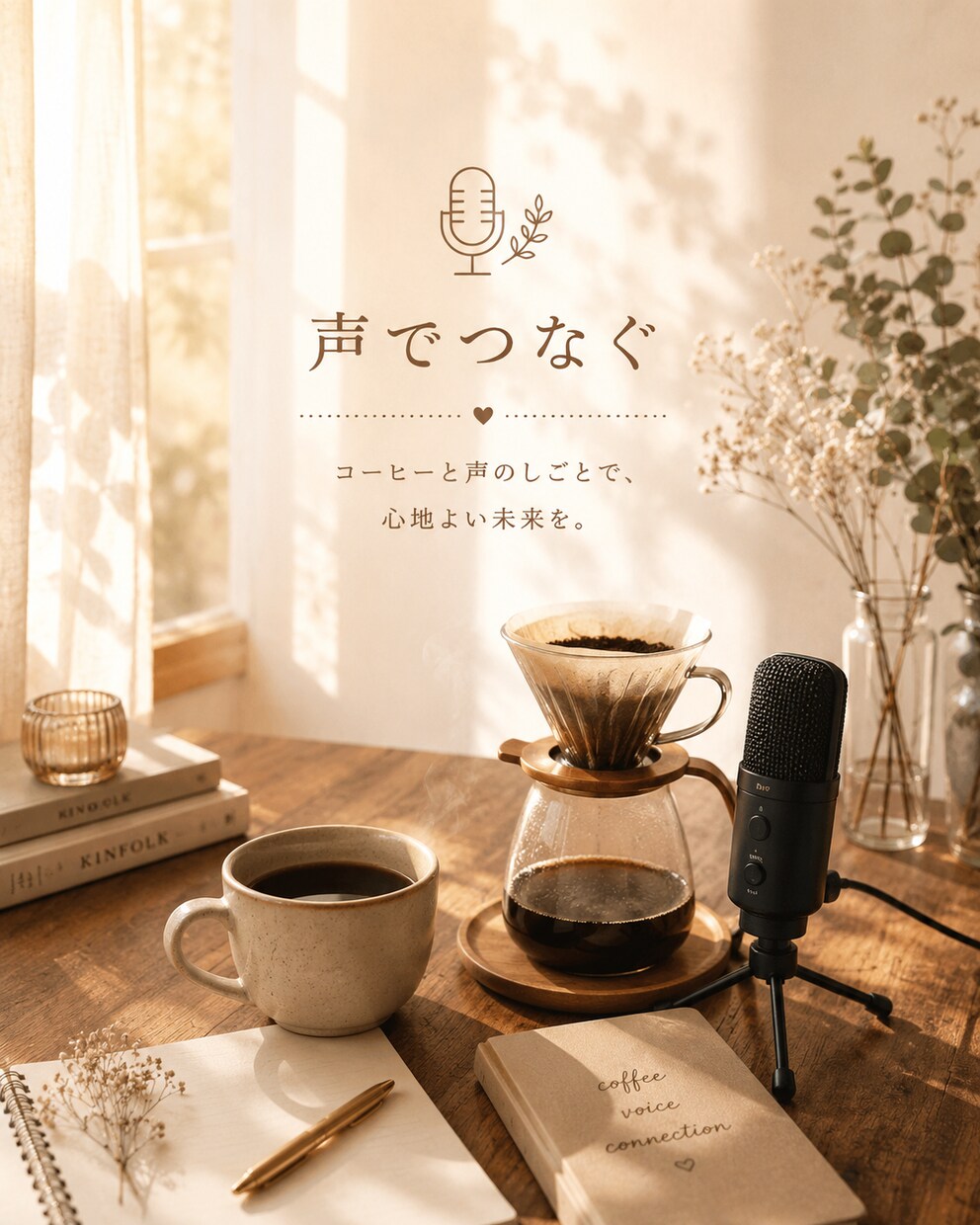 朗らかな声でイベント司会やナレーションをします 心地よく、聞き取りやすい朗らかな声であなたの想いを形にします イメージ1