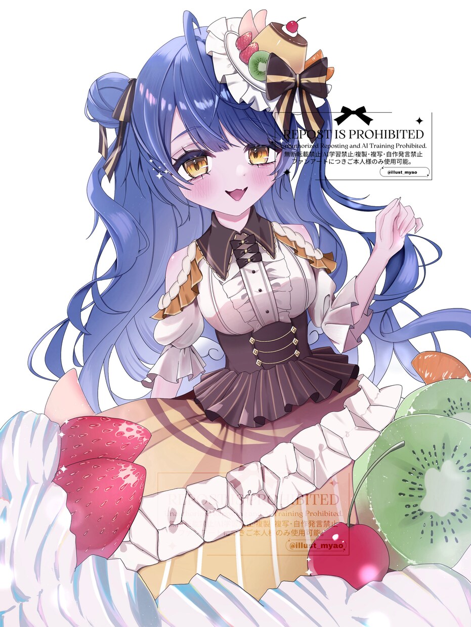地雷系やフリフリでキラキラな絵をお渡しします キラキラふわふわで儚い女の子が世界観が描けます イメージ3