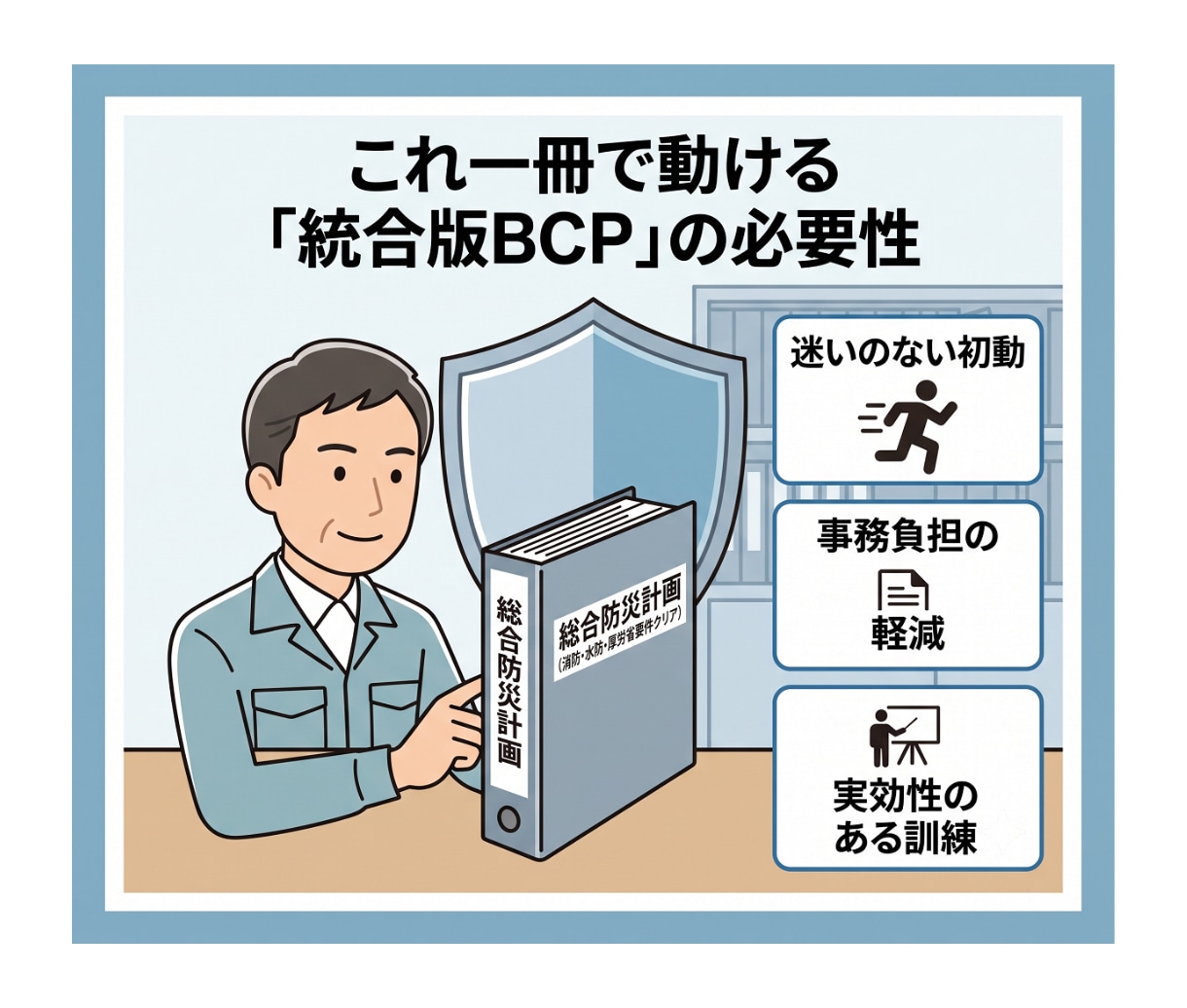 BCPを一本化！迷わず動ける「総合防災計画」ます 消防40年×行政5年。計画の乱立による現場の麻痺を解決！ イメージ9