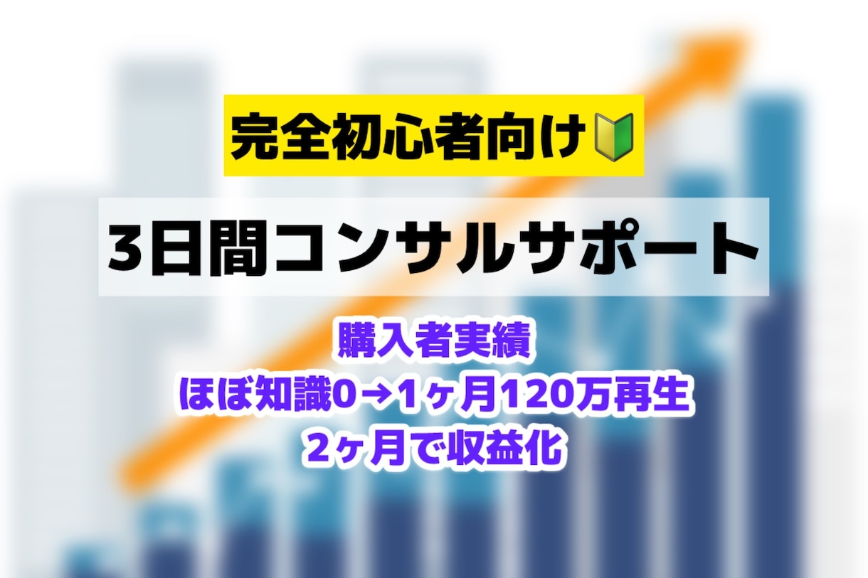 ほぼ知識0の購入者を収益化させた私がサポートします 毎月1000万回再生の私が初心者さんに丁寧にサポートします！ イメージ1