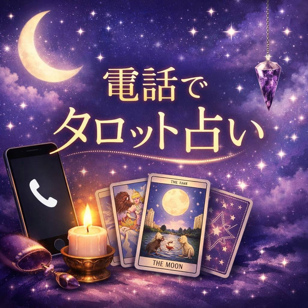 電話占い 恋愛タロットで占います 今の気持ち、彼の気持ち占います。初めての方も安心 イメージ2