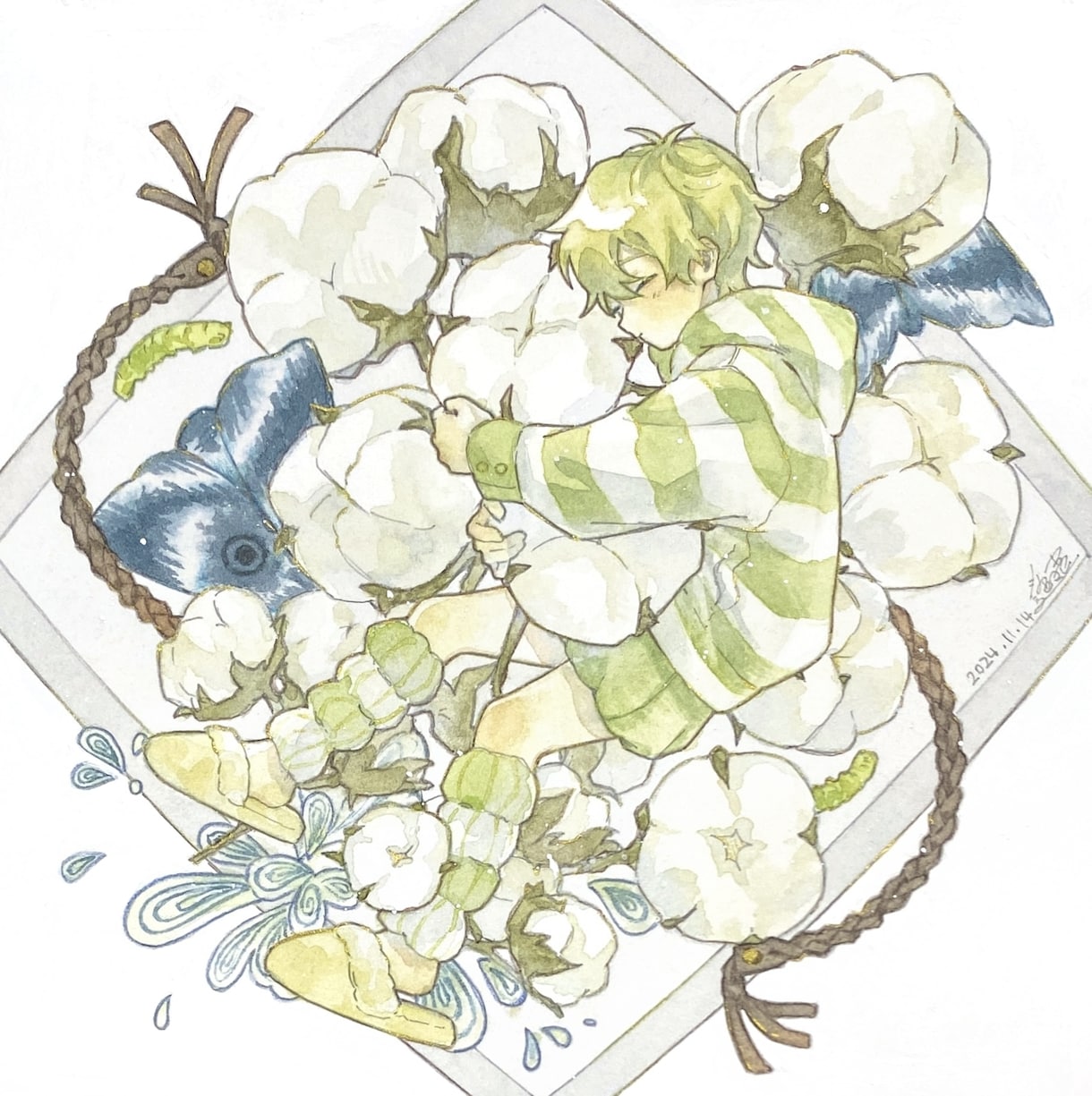 アイコン､色紙等をアナログで制作します 大きな作品◎､原画配送も可能!4000円〜 イメージ7