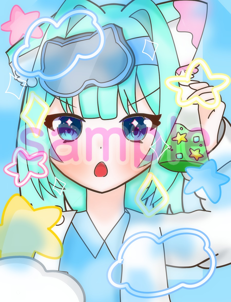 あなたの希望通りのイラスト描きます 二つの塗り方であなたの理想の絵を描きます！ イメージ1