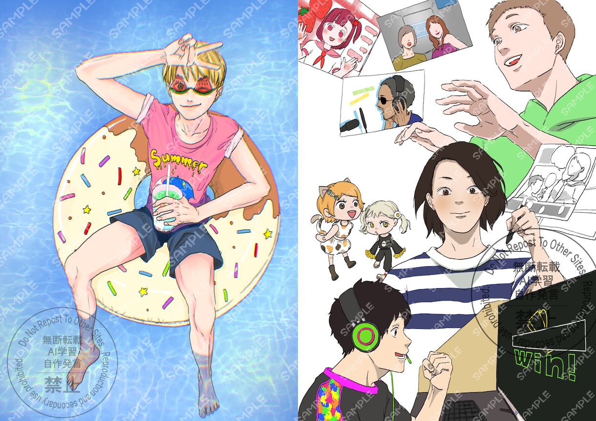 イラスト制作全般承ります ぜひあなたのアイディアを形にするお手伝いをさせてください！ イメージ5