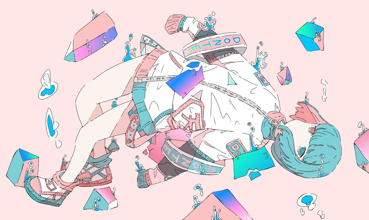 MV用1枚絵イラスト制作します ・ボカロPなど音楽活動においてMV用の1枚絵が必要な方へ イメージ2
