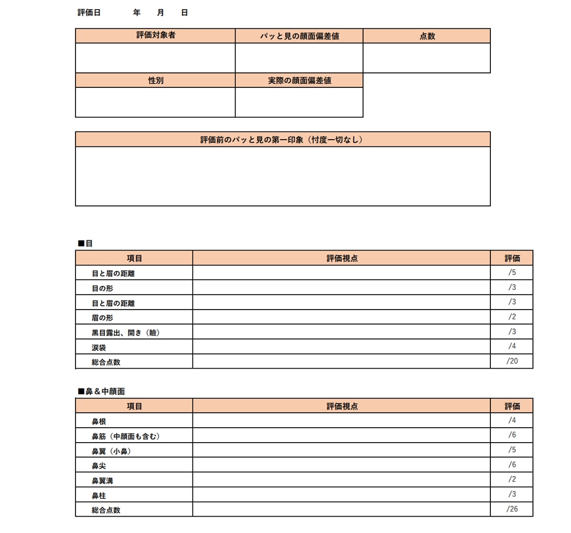 あなたの第一印象と顔面偏差値を診断します 性別年齢一切不問！美容構造理論に基づく客観的な顔面分析 イメージ2