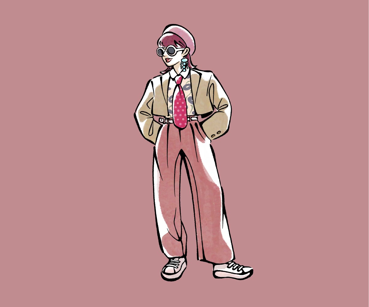 お気に入りのコーディネートイラストを作成します ファッション好きな方、SNSアイコンなどにいかがでしょうか？ イメージ4