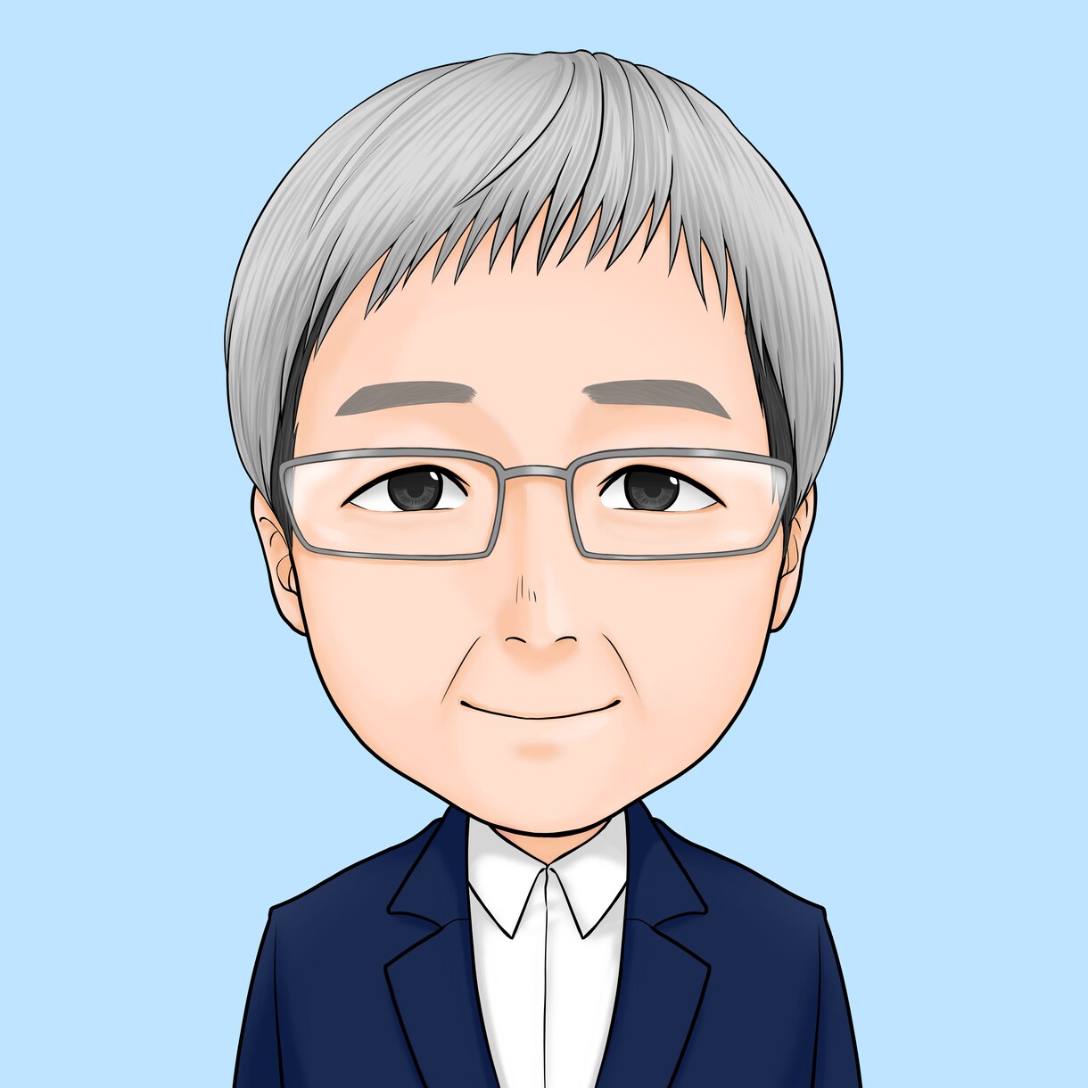 名刺にも！好印象なコミック風似顔絵描きます 漫画雑誌で佳作受賞経験有り　プロフィール画像でお悩みの方に イメージ9