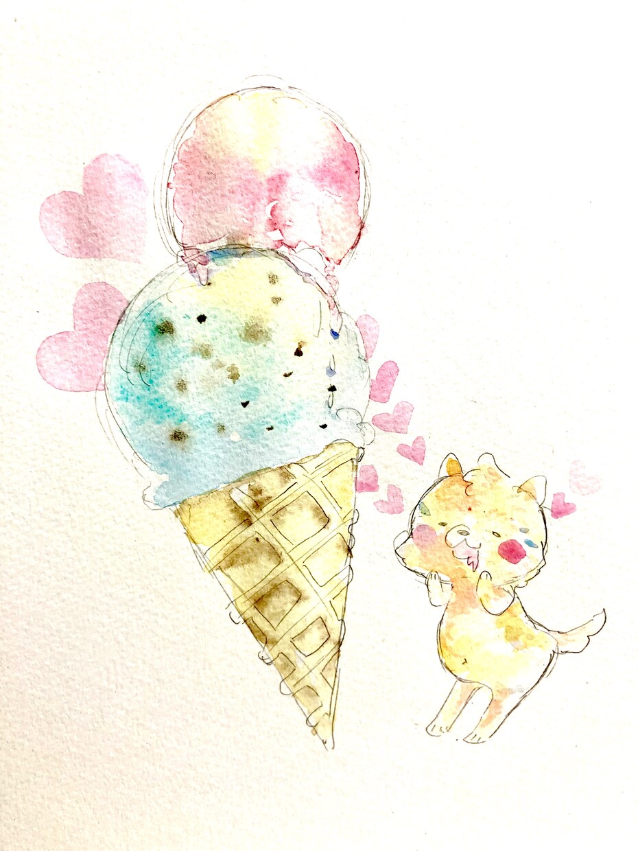 デフォルメでイラストアイコン作ります 透明水彩で彩られた、ポップで可愛いアイコンはいかがですか？ イメージ2