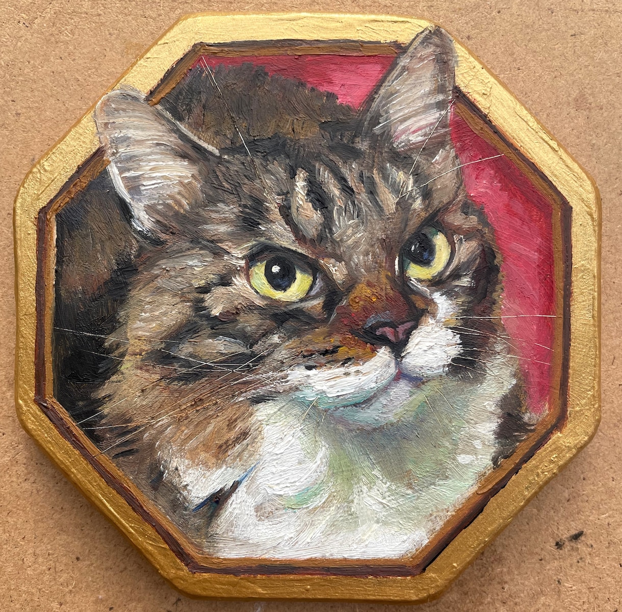本格的なペットの似顔絵を油絵で描きます イタリアで油絵技法を学んだ画家がお描きします！ イメージ8