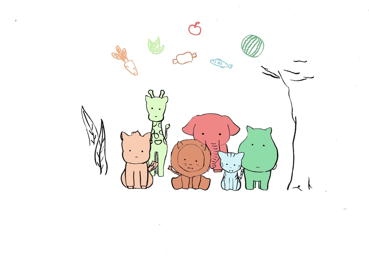 シンプルだけどちょっと可愛い！線画イラスト描きます シンプルだからこそ可愛くも、カッコよくも、お洒落にも見える！ イメージ4