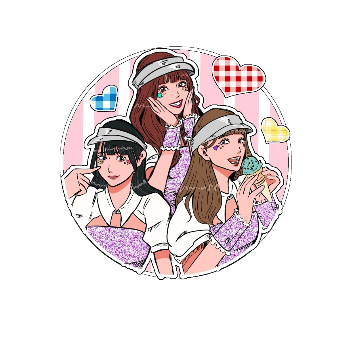 SNS用のアイコン描きます 【主にSNSアイコン】POPな人物イラスト描きます★ イメージ7