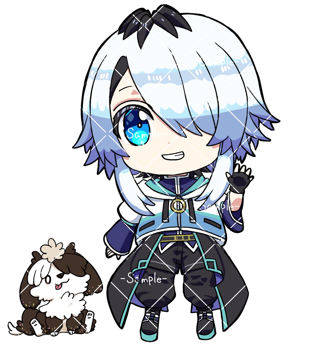 ミニキャライラスト制作します グッズ・スタンプなど商用利用できます イメージ1