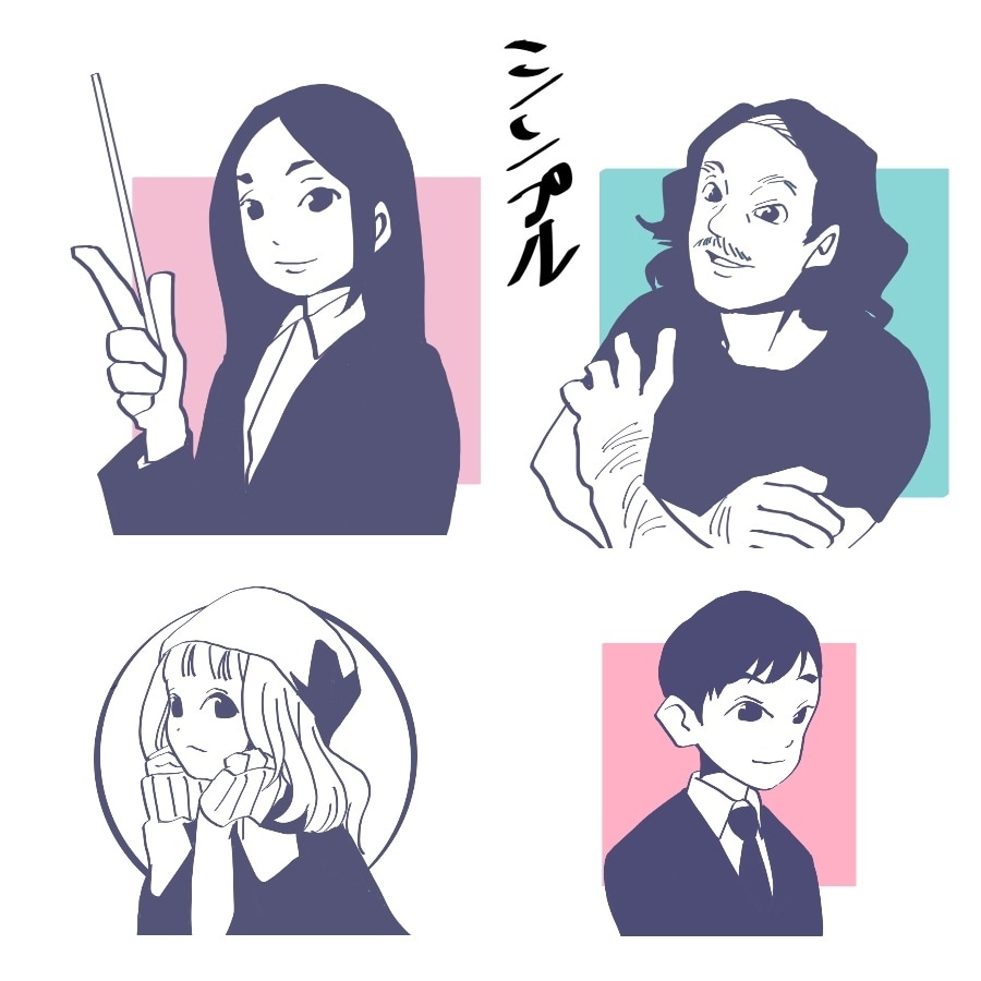 ポップな可愛いあなたの雰囲気アイコン描きます 写真を元にあなたをデフォルメ、イラスト化致します イメージ2