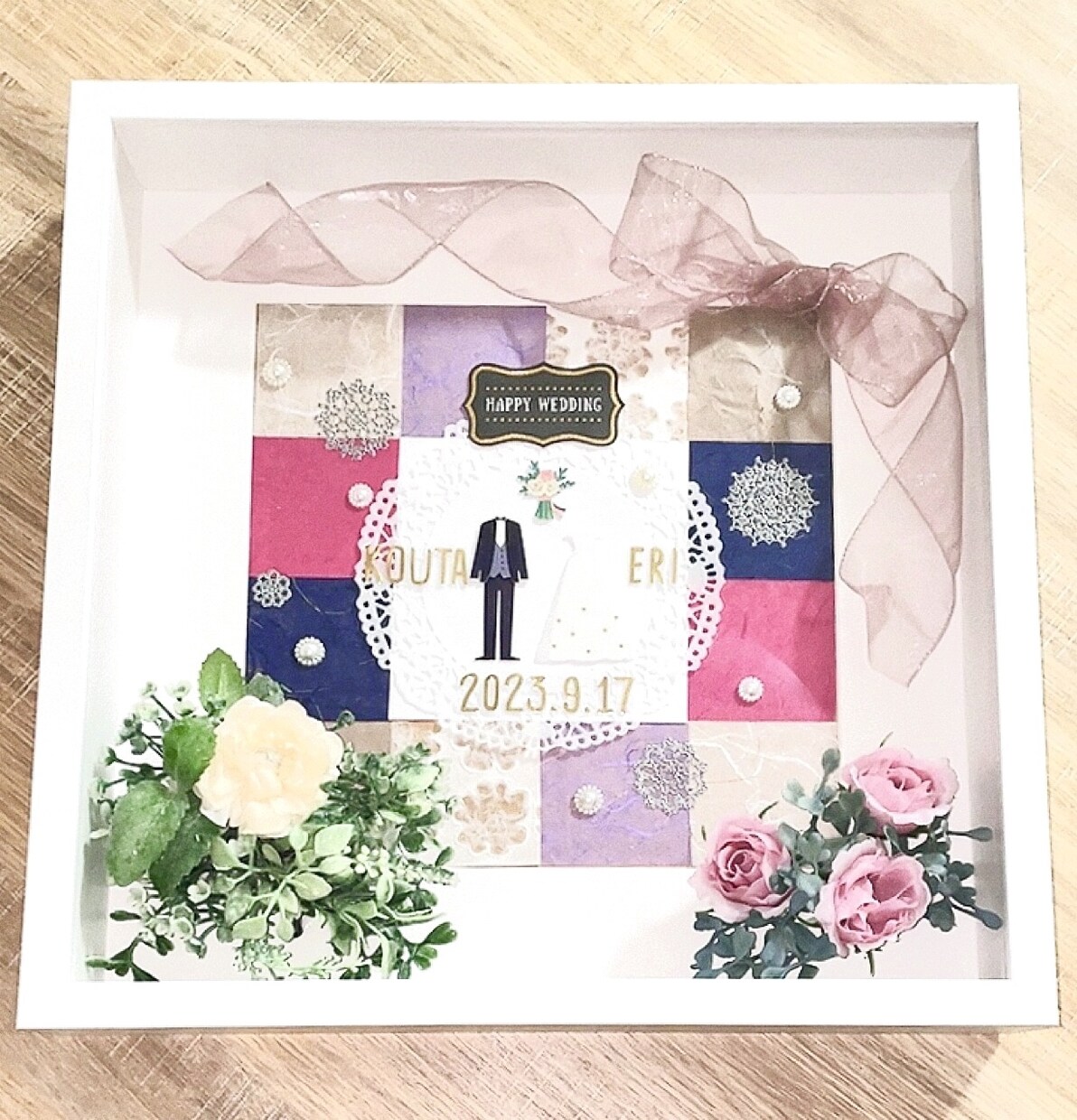 結婚式のウェルカムボードや贈り物にもおすすめします 他の人とは、一味違うウェルカムボード♡はいかがでしょうか？ イメージ7