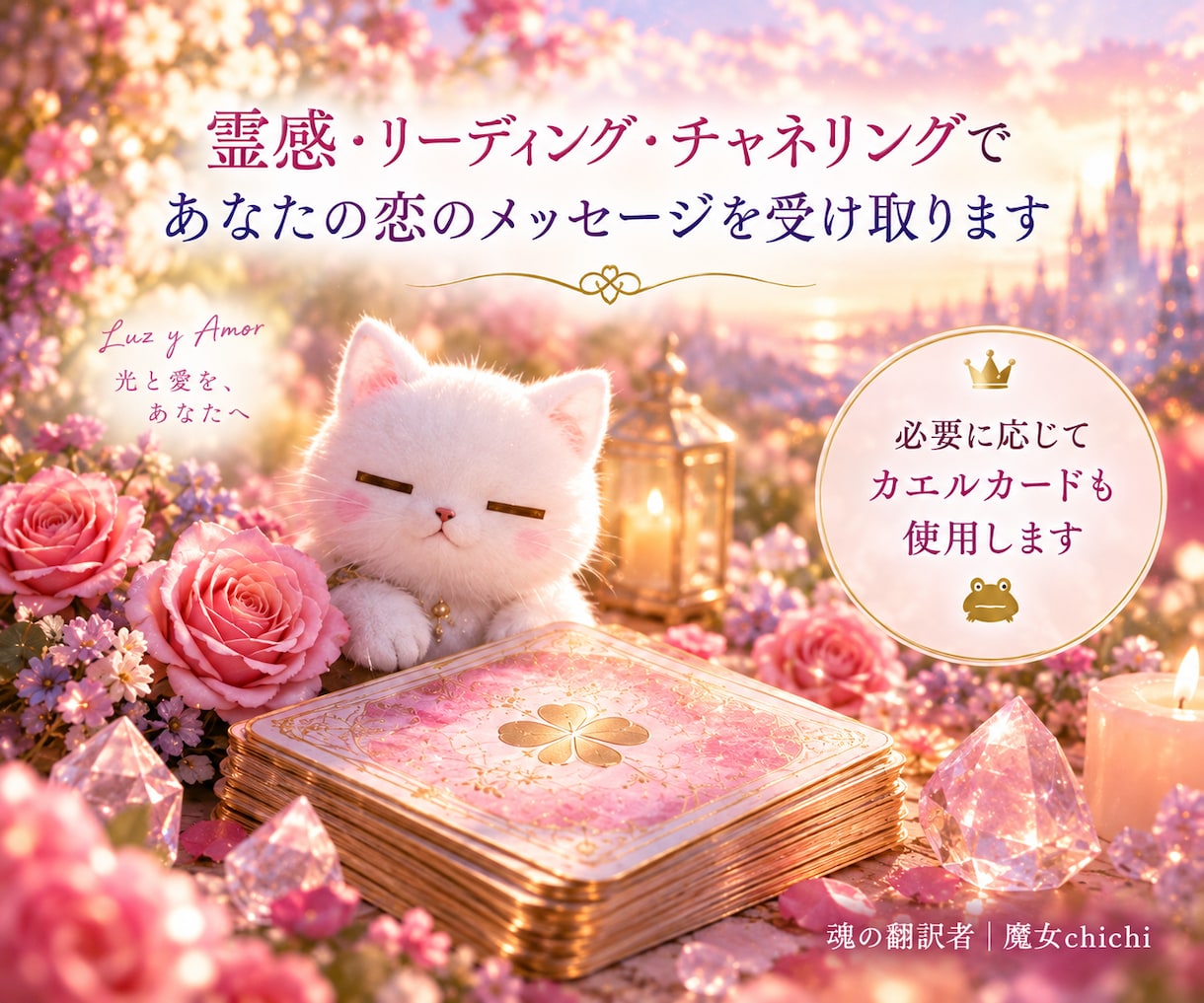 恋愛のお悩みを丁寧に読み解きます 言葉の奥にある想いを受け取り、心に届く言葉へ イメージ2