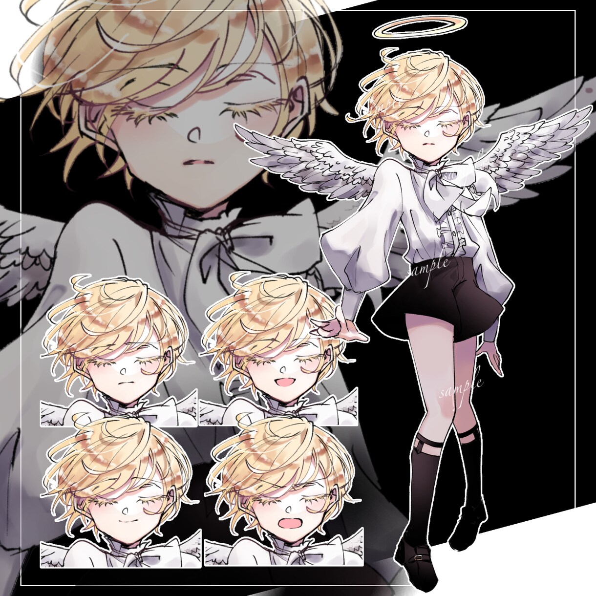 キャラクター・立ち絵制作承ります TRPGやゲーム、個人等でご利用できる立ち絵を制作致します。 イメージ5